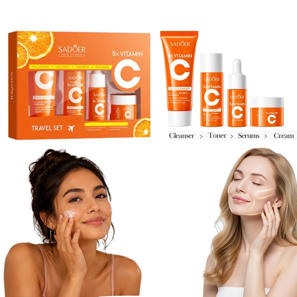 SADOER 4 SZT. Krem do twarzy N – Vitamin C Serum recenzja i cena
