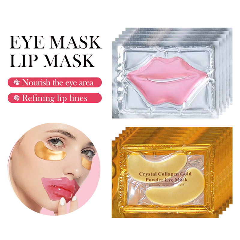 10/20szt Złota kryształowa mas – Face Mask Skincare recenzja i cena
