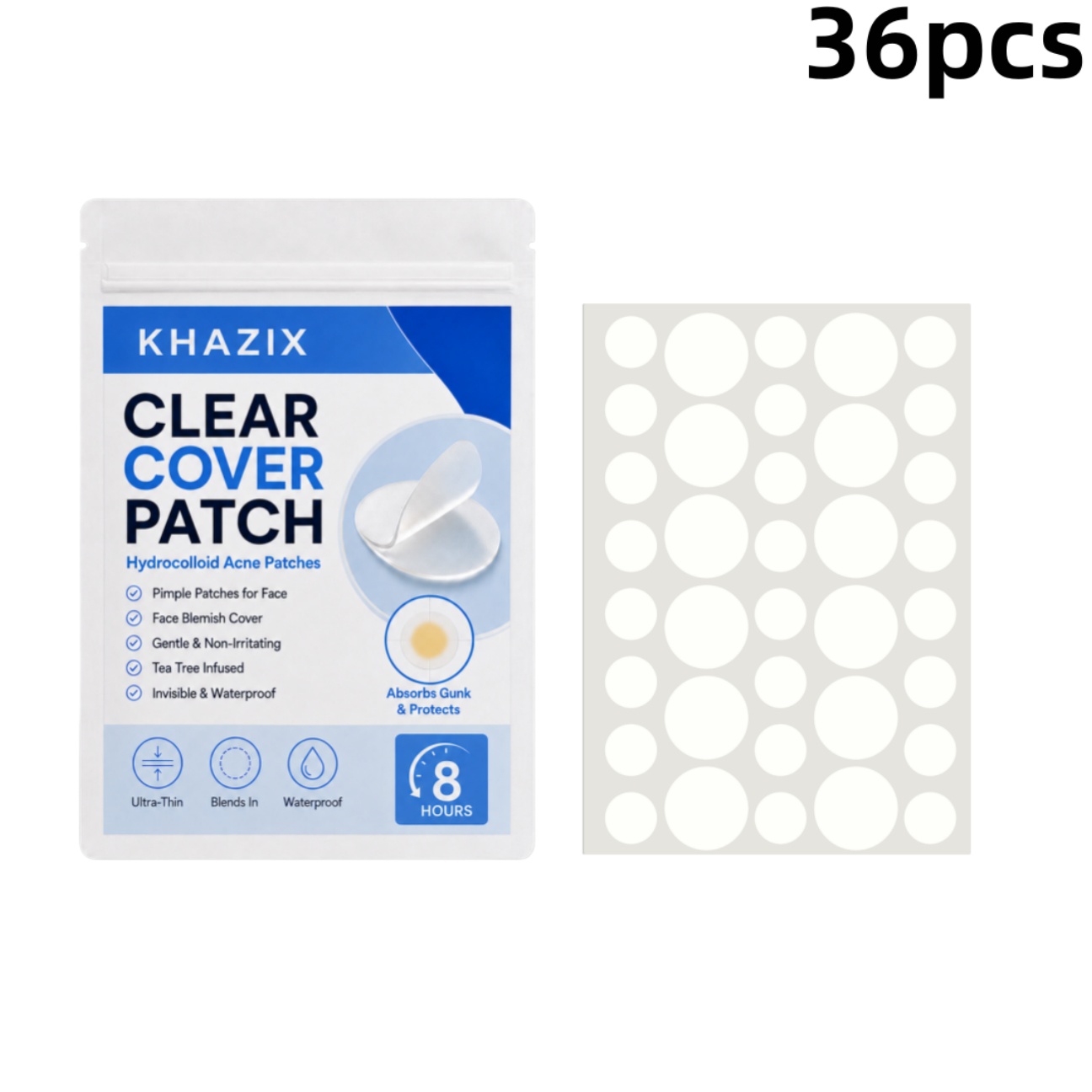 36 szt. Przezroczyste plastry  – Face Moisturizer recenzja i cena